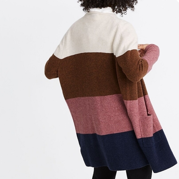 Madewell Kent Stripe Cardigan - Picture 2 of 9